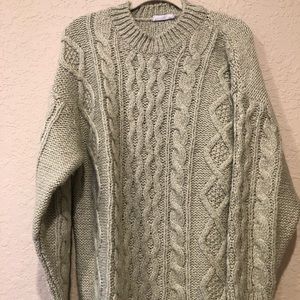MANGO CABLE KNIT SWEATER